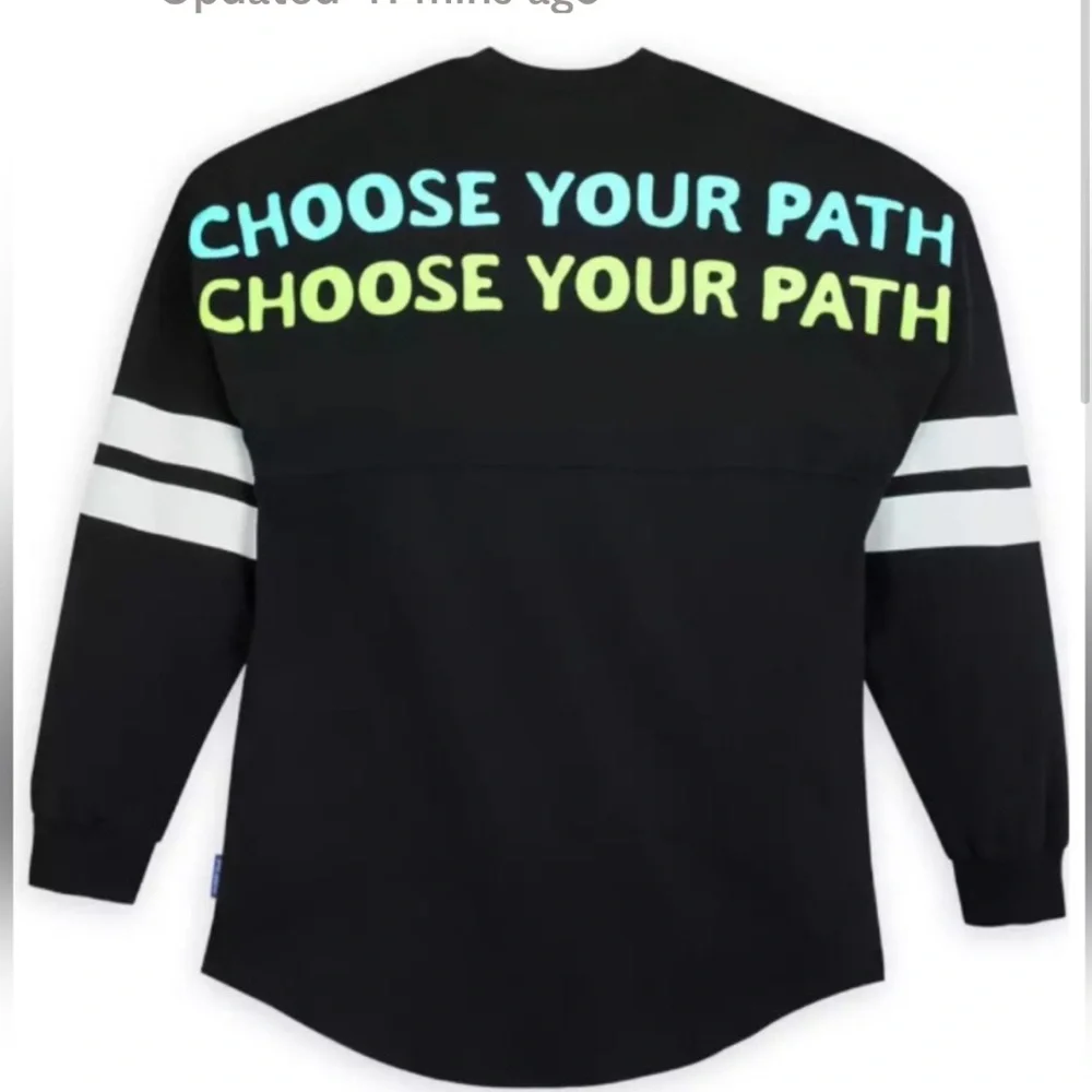 Disney Parks Exclusive Star Wars Grogu Choose Your Path Spirit Jersey - Picture 3 of 4